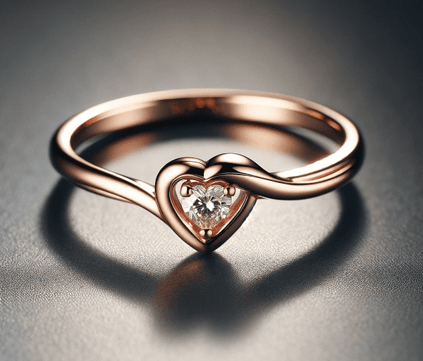 Un bonito anillo que representa una promesa de algún tipo