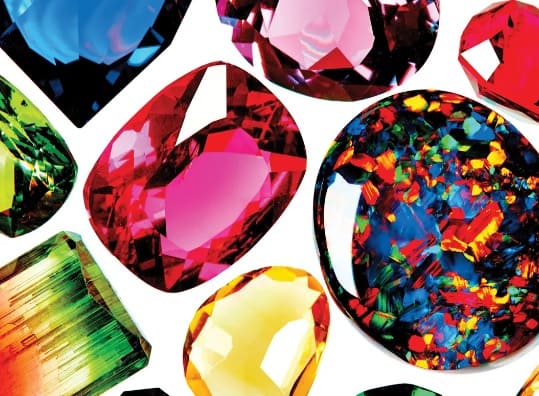 Encuentra aquí una amplia gama de gemas multicolor en joyería artesanal