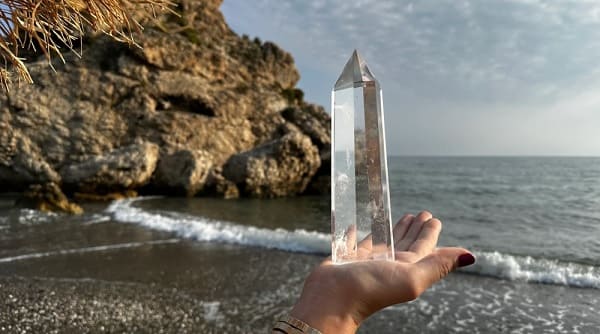 Torre de cristal de roca