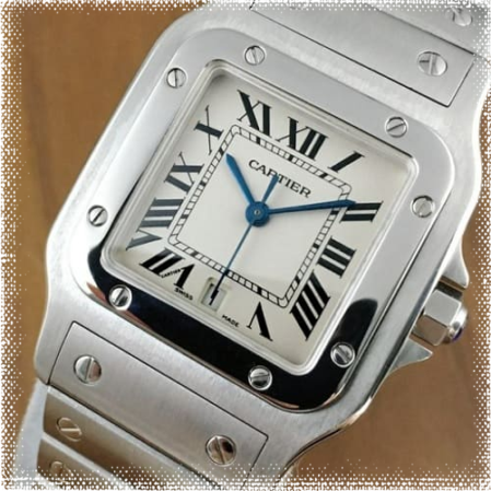 Aquí puede tasar y vender relojes Cartier Santos Galbée vintage y antigüos