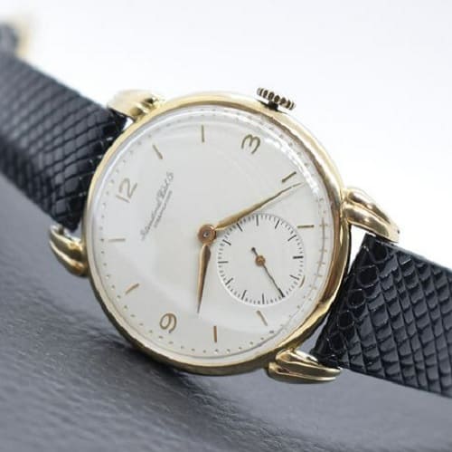 Reloj vintage fabricado en oro de la marca IWC