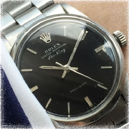 Aquí puede vender relojes Rolex Air King vintage y antigüos